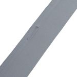 Подвяз (довяз) трикотажный 8.5х90.0 см, с каналом для шнурка, серый, CL-045