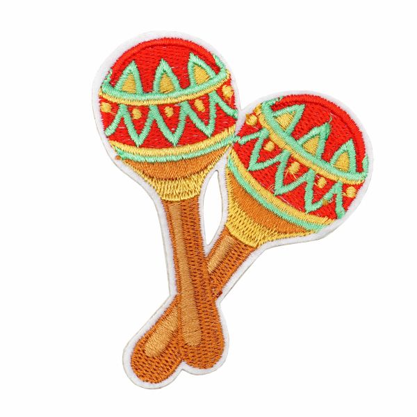 Термоаппликация Маракасы, 6,8х8см, Hobby&Pro