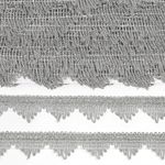 Тесьма отделочная 40 мм, 13-5061 цв.серебро уп.13.71м