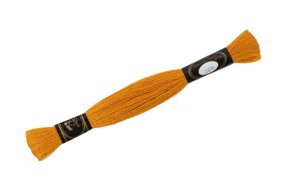 Мулине Радуга, цв.209 св. охра, Россия, 8 мотков по 15 метров