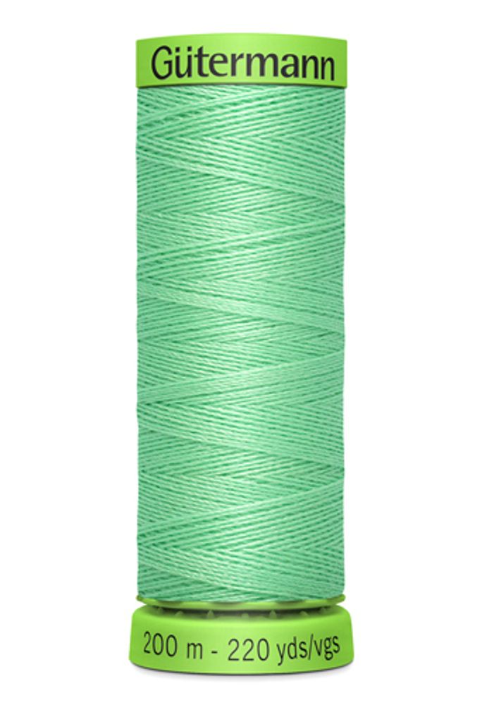 Нитки для тонких тканей Gutermann Extra Fine 150, 200м, 205 нежный салат, 5 катушек /TOS/