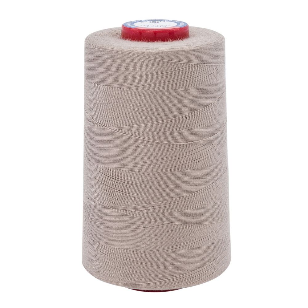 Нитки швейные Euron mH 40/2, 5000 ярд, 1356 пепельно-бежевый, 1 катушка