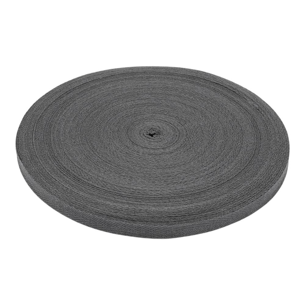 Тесьма (лента) киперная (100 х/б) 10 мм / 45.72 метра, 63 темно-серый, 6190-2017