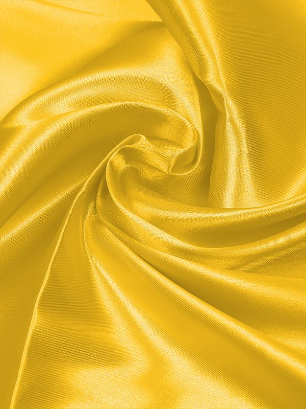 Атлас сатин 67 г/м², 150 см / 3 метра, AS.30, желтый