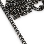 Цепь алюминиевая 5,4х4,4х10м (черный никель), К18601