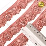 Кружево стрейч (эластичное) 30 мм / 5 метров, TBY.L839, цв.F139 коралловый, Kruzhevo