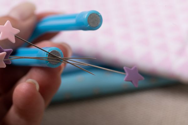 Игольница магнитная 7 см, №7 см, голубой, Gamma MHG-02