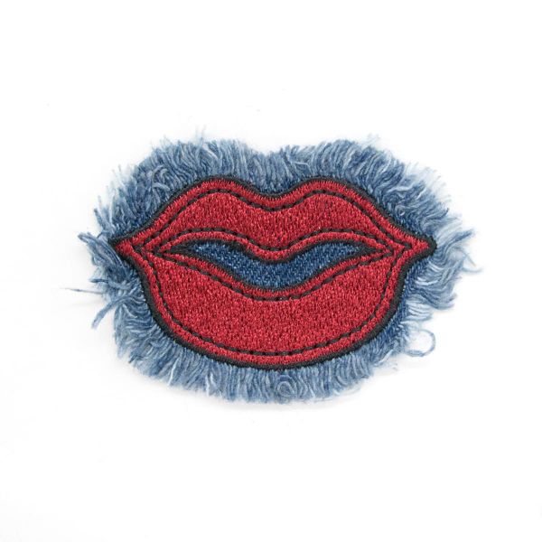 Термоаппликация Красные губы, 5.8*3.5см, Hobby&Pro
