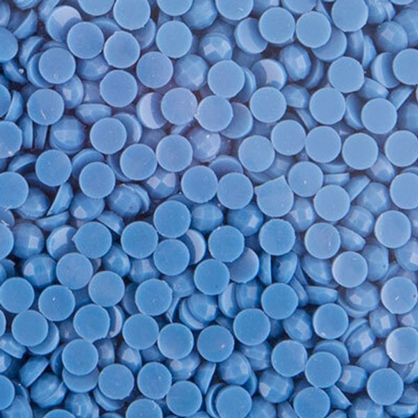 Стразы неклеевые акрил 2.5 мм, 100 г (10х10 г), /РП/, №2128 св.св.синий, Zlatka OZM