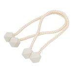 Подхваты шторные магнитные, 2 штук, бежевый светлый, MTW183