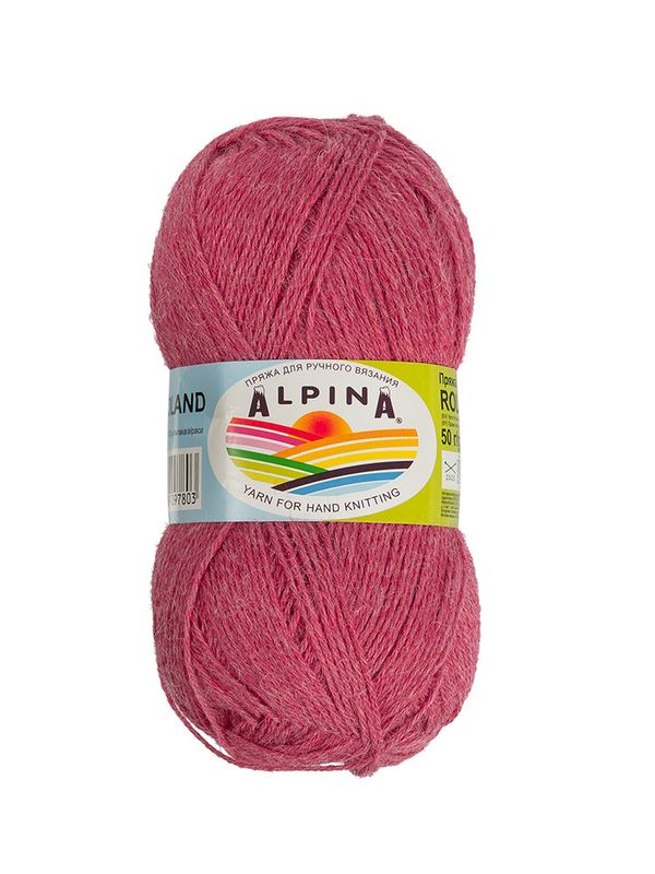 Пряжа Alpina Roland / уп.4 мот. по 50г, 200м, 38 т.розовый