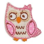 Термоаппликация Сова, 4.3х4.5см, Hobby&Pro
