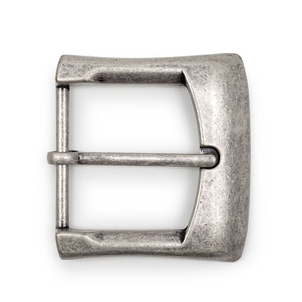 Пряжка ременная металл 40 мм. т. серебро, 2 шт, BIG