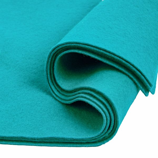 Фетр листовой 1 мм, 20х30 см, 5 шт, 031 бирюзовый, Blitz FKC10-20/30