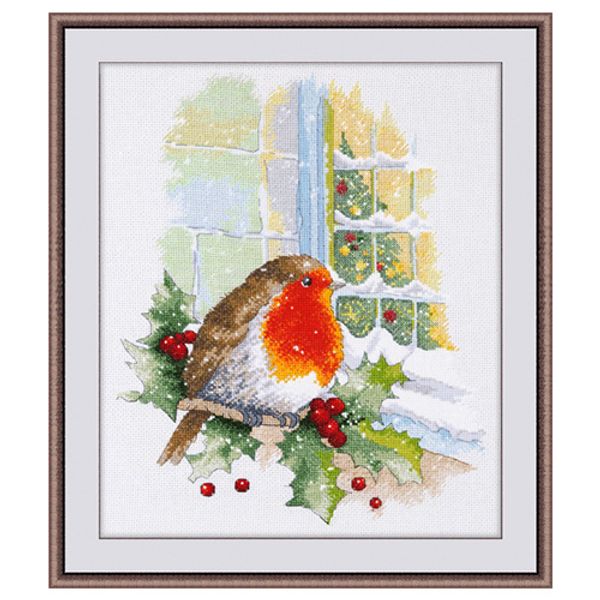 Набор для вышивания нитками Овен, В преддверии Рождества, 23х30 см