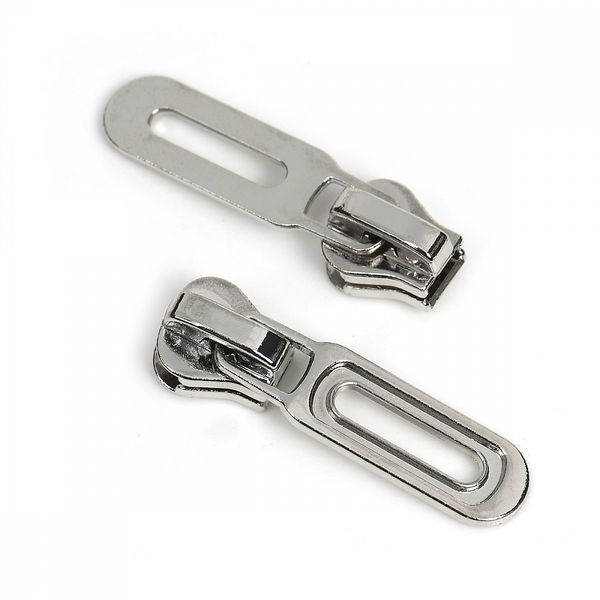 Слайдер (замок) для молнии трактор Т5 (5 мм), D6 цв.никель уп.500 шт