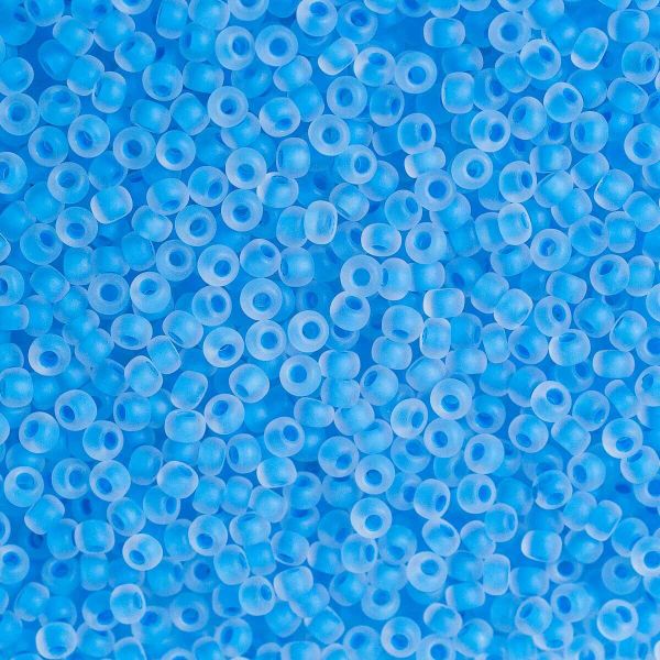 Бисер Preciosa прозрачный матовый с цв.центром 10/0, круг.отв, 100 г (5х20 г), (38336)331-39001-10/0