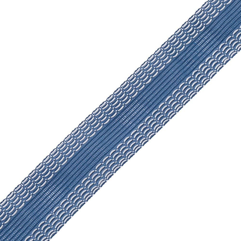 Лента термоклеевая для подшива брюк и штор 25 мм / 50 метров, синий