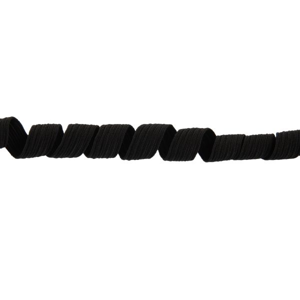 Резинка бельевая (стандартная) 10.0 мм, / 15х10 м плетеная, черный/ black, Gamma С 3337