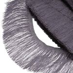 Бахрома отделочная широкая 120.0 мм / 25 метров, нитяная, 301 темно-серый, 0390-0310