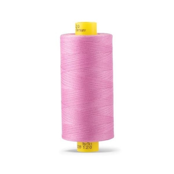 Нитка универсальная Gutermann Mara 120/2, 1000 м, 700207, 211 нежно сиренево-розовый, 1 кат