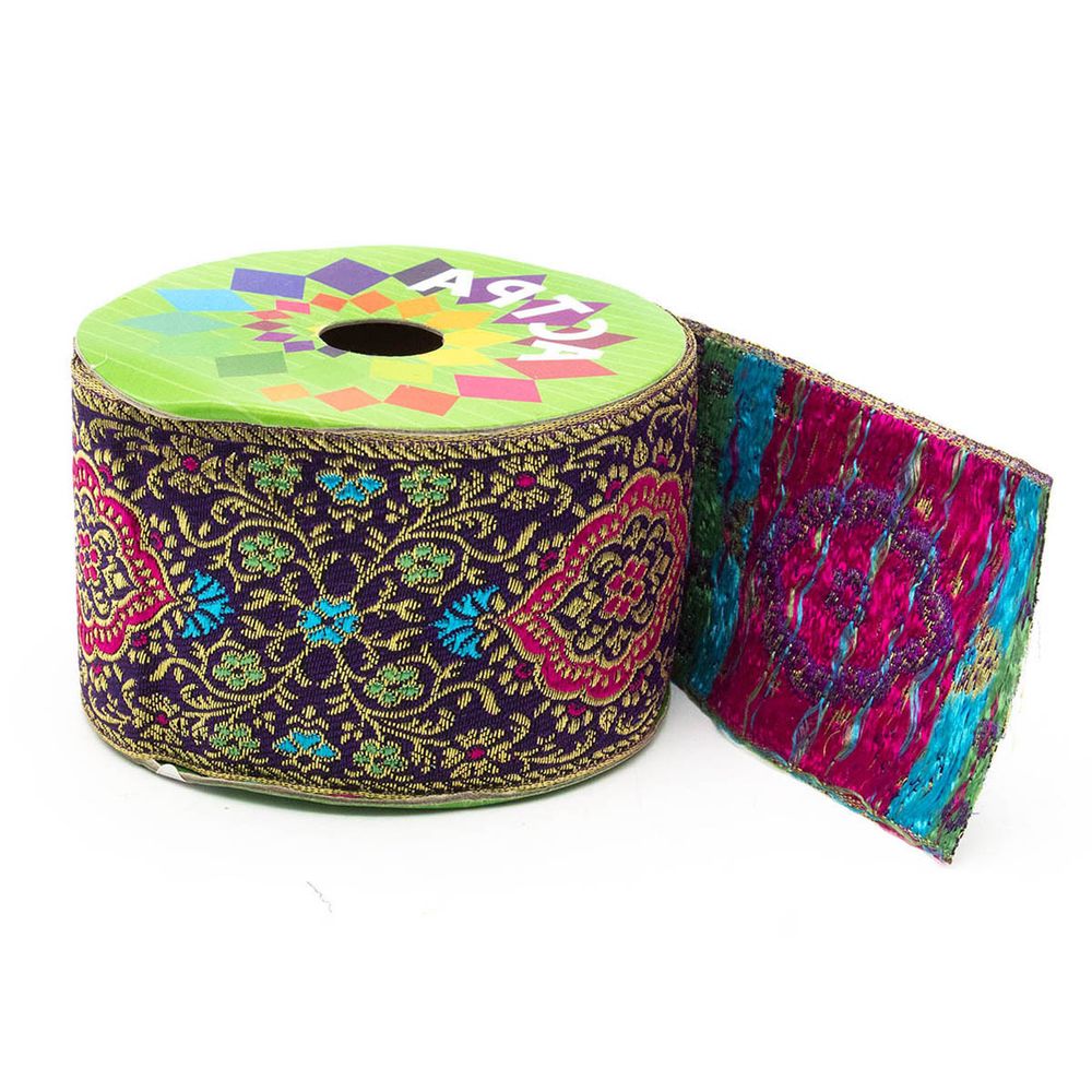 Лента (тесьма) жаккардовая 50.0 мм / 9 метров, Astra&Craft (С6), SR931