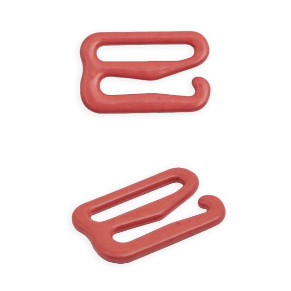 Крючки для бюстгальтера металл 12.0 мм, 20 шт, C820 красный, ГВ1009