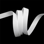 Лента репсовая (в рубчик) 12.0 мм, 029 (001) белый, уп. 27,4м