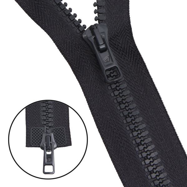 Молния трактор Arta Т6 (6 мм) 2 зам., разъем., 100 см, ОПТ. УП. 25 ШТ., 102 т.серый