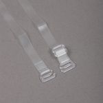 Набор бретелей для бюстгальтера 10 мм, TBY.0T105 цв.прозрачный матовый, глянцевый уп 4 пары