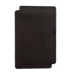 Заплатки пришивные из кожи, прямоугольник 8х12,7см с перфорацией, 2 шт, 100% кожа, 03 темно-коричневый, 9123