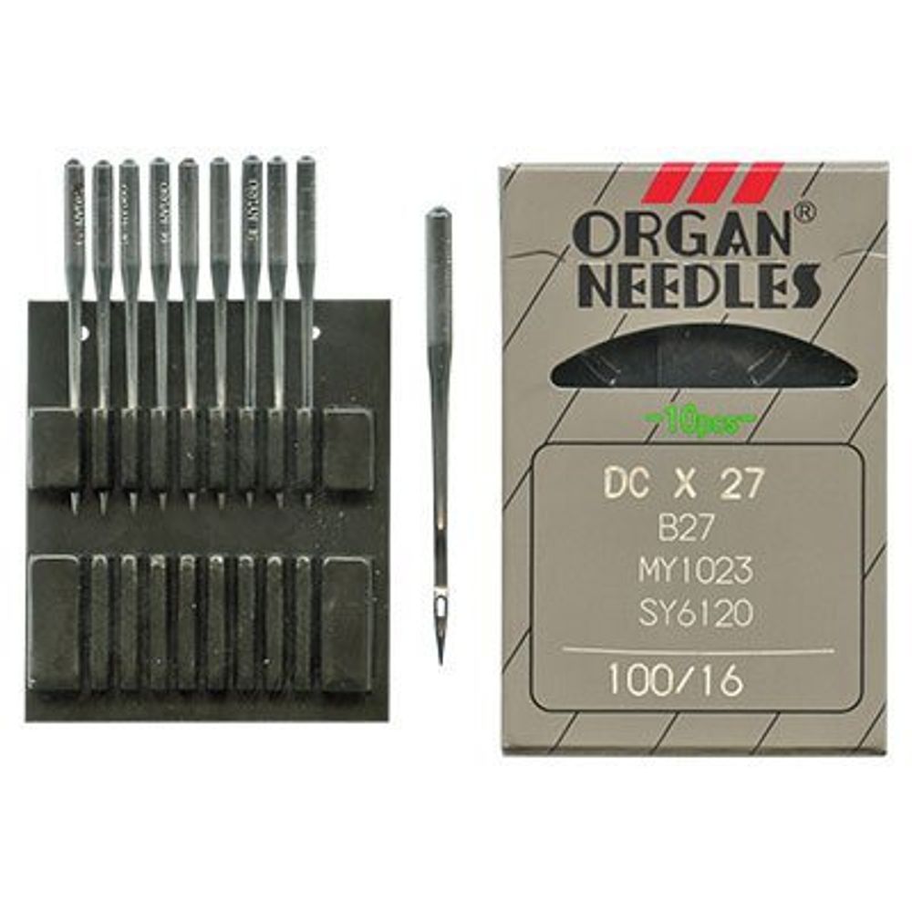 Иглы Organ, DCx27 №80/12 набор.10 игл. ПШМ/для высокоскоростн. оверлок./TEXTIMA,8515,8516 /TOS/