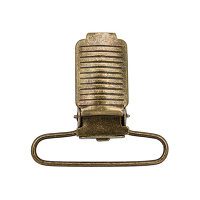 Клипса для подтяжек полоса 35.0 мм, металл, уп.20 шт, New Star, антик