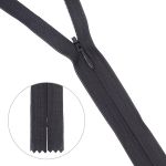 Молния потайная (скрытая) Т3 (3 мм) 1 зам., н/раз., 20 см, т.серый, 31218 / 20, 10 шт