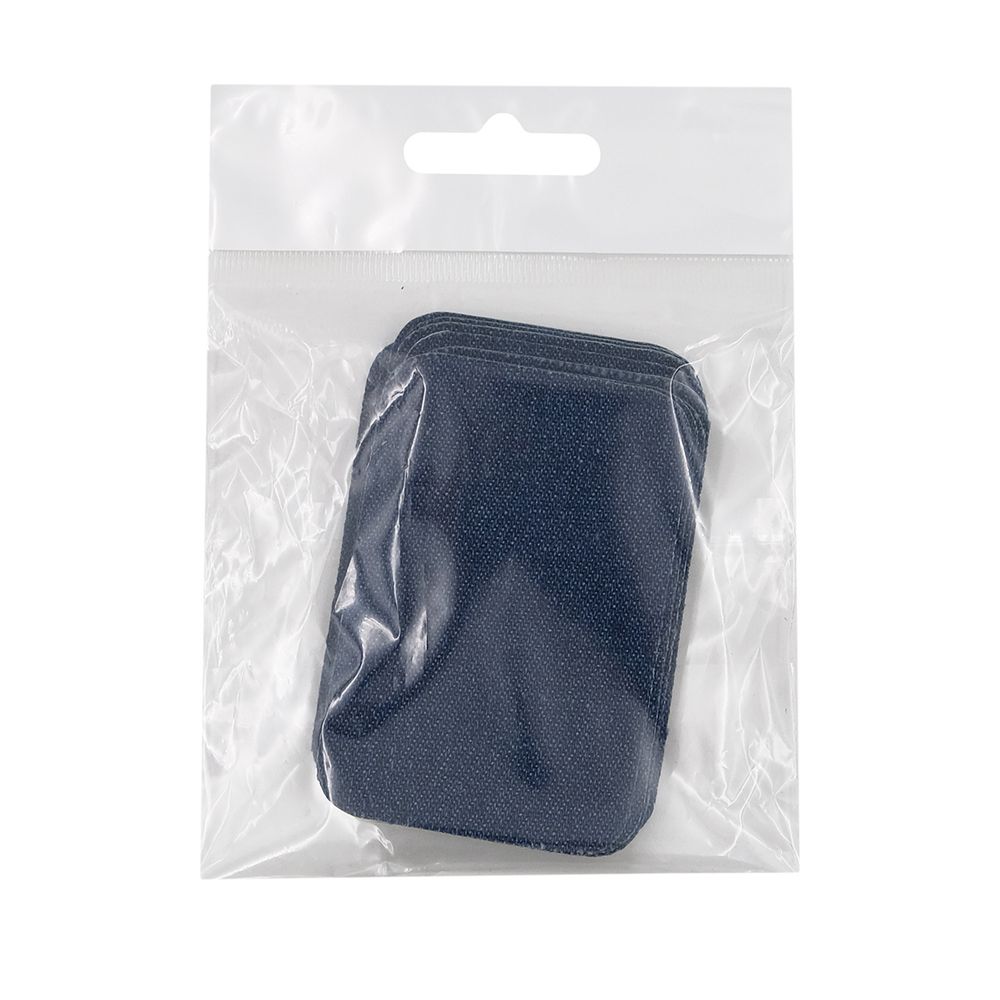 Термозаплатка, джинс, 52x78мм (индиго (blue3)), AZ08, 10 шт