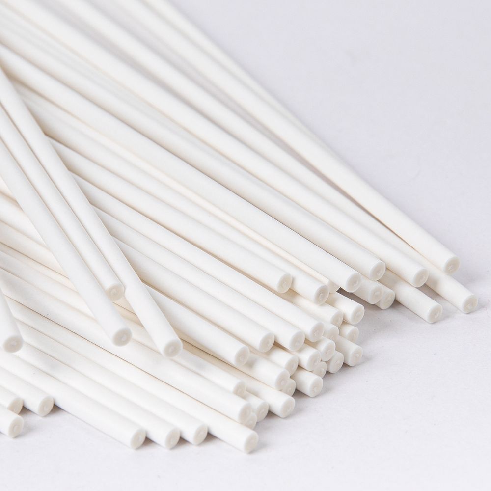 Бумажные палочки для леденцов 3х150 мм, 50 шт, №01 белый, S-Chief PPC-0032