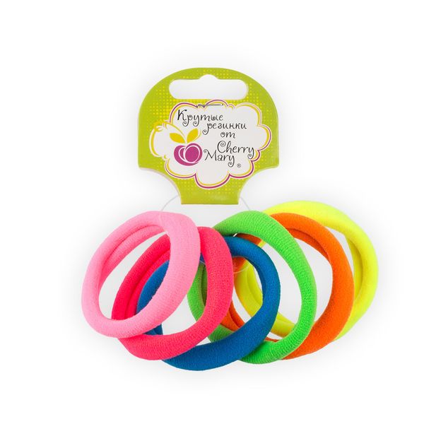 Набор резинок для волос R6005, 30 шт, №01 ассорти, Cherry Mary R6005