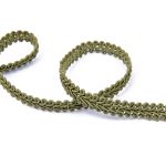 Тесьма отделочная в стиле шанель 8.5-10 мм / 33±0.5 метра, 130 хаки, Gamma GSH-10