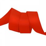 Лента репсовая (в рубчик) 25.0 мм цв. 235 класс.красный уп.22.86м (±1м)