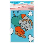 Набор для раскрашивания цветным песком №42 Пилот, 16.5х23 см, Hobbius SPT-01