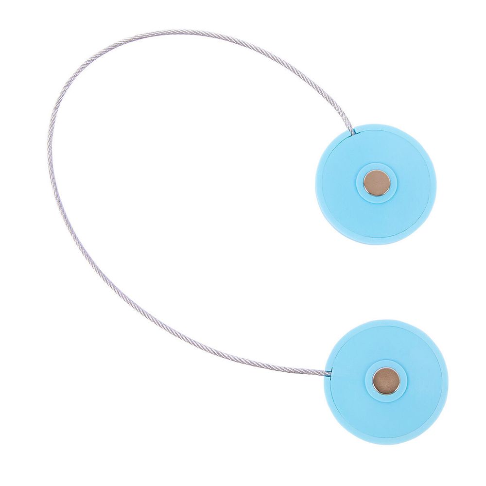 Подхваты шторные магнитные ⌀45 мм, 1 шт, 23 голубой матовый, Gamma