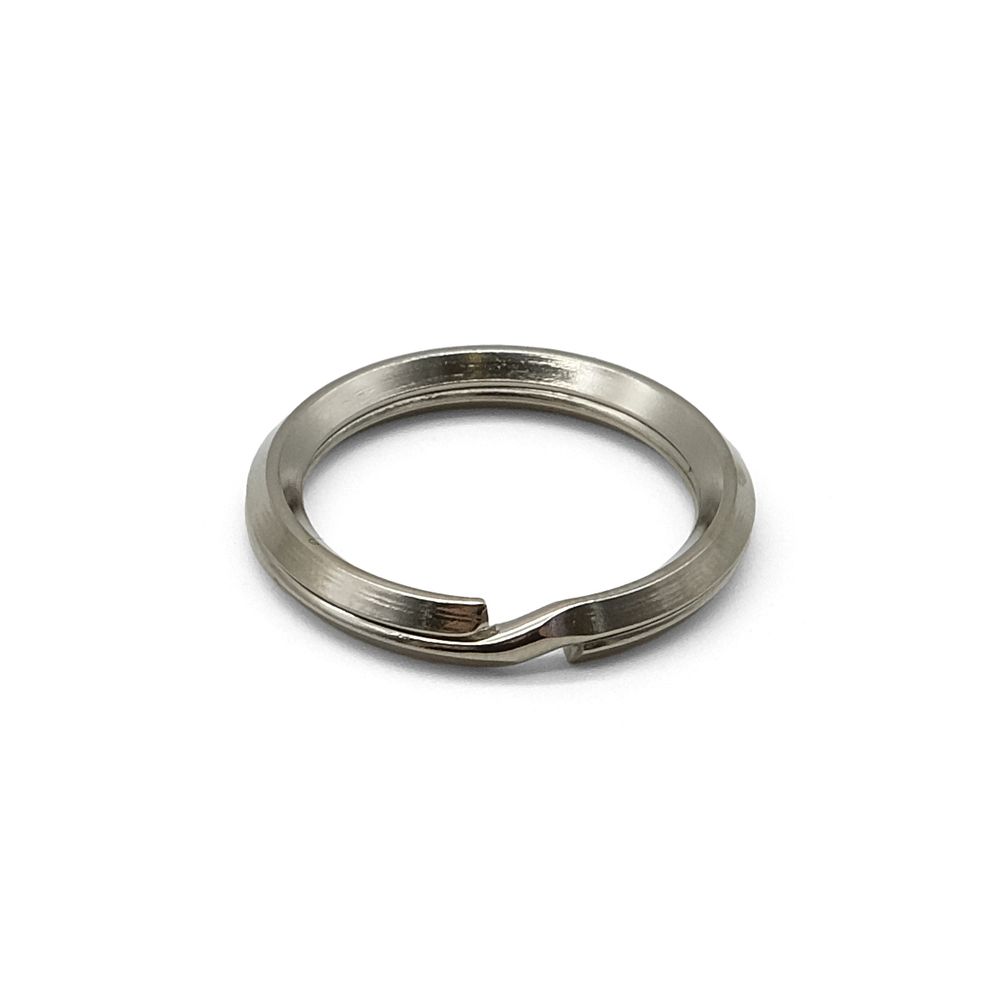 Кольцо для ключей и брелоков 22х4 мм, 815-001, никель, 100 шт