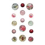 Кабошоны-стикеры, упак., 15 шт, Астра