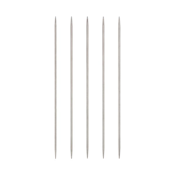 Спицы чулочные металл ⌀3.0 мм, 20 см, 5 шт, никель, Visantia VTS-5