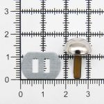 Пукля КД 0946 (никель), 100 шт