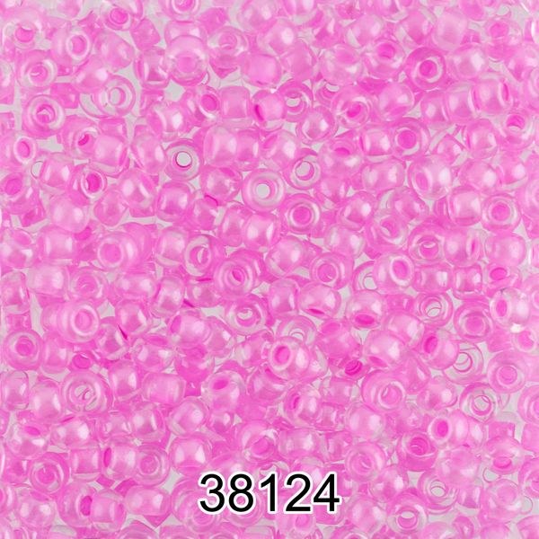 Бисер Preciosa 10/0 (2.3 мм), 500 г, 38124 (Ф506) розовый