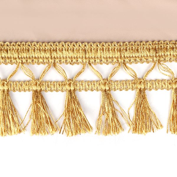 Бахрома отделочная 70.0 мм / 10 метров, 6154-0419 цв.6362 золото