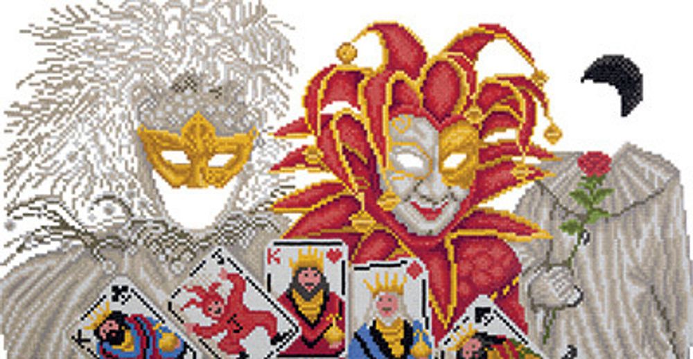 Алмазная (кристальная) мозаика Фрея, Джокер, 26,5х51,5 см