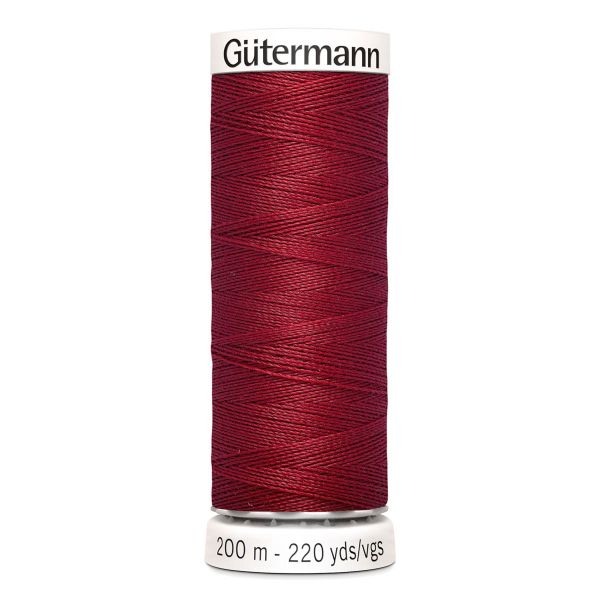 Нитки универсальные Gutermann Sew-all, 200м, 367 т.красный, 5 катушек
