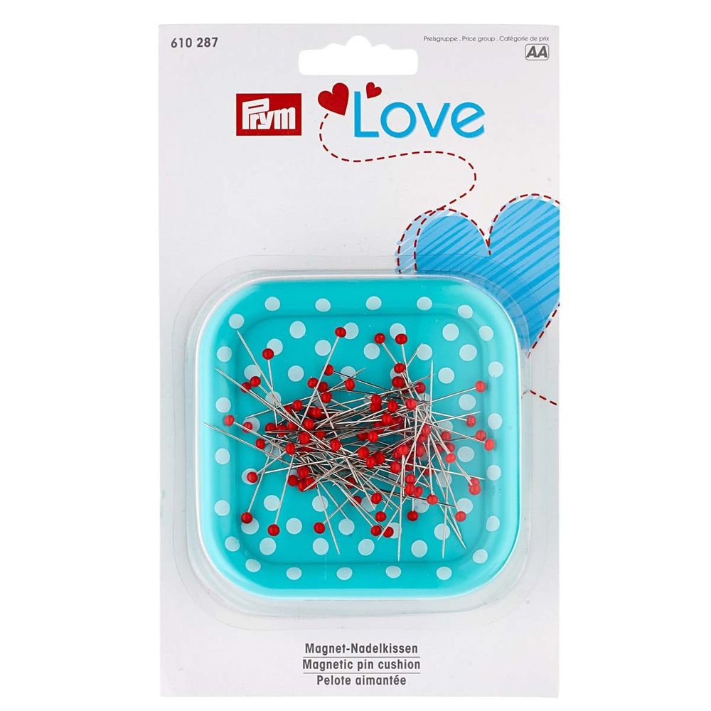 Игольница магнитная Prym Love c портновскими булавками, 9г, Prym